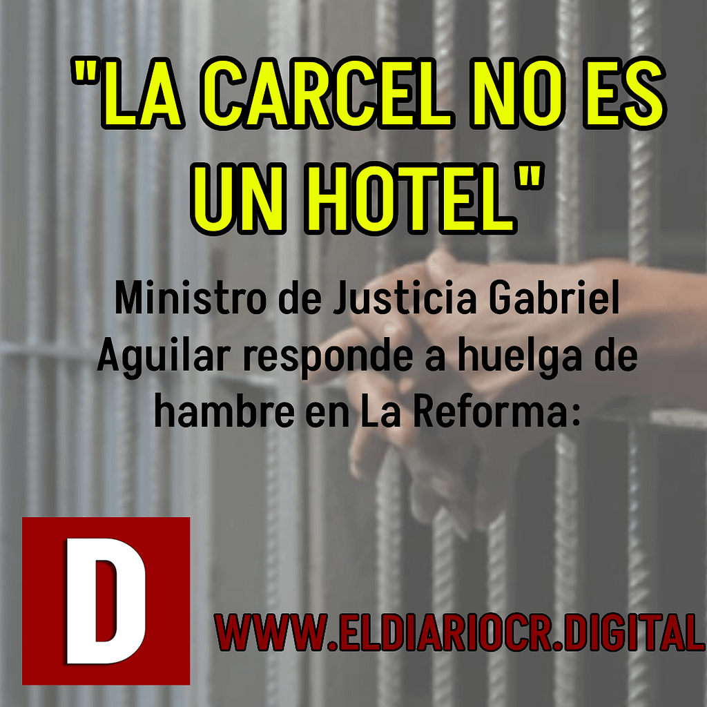Ministro de Justicia Gabriel Aguilar responde a huelga de hambre en La Reforma: "La cárcel no es un hotel"